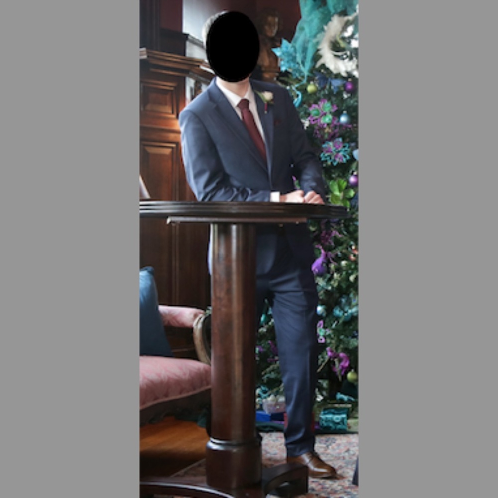 Navy Blue Joseph A. Bank Suit